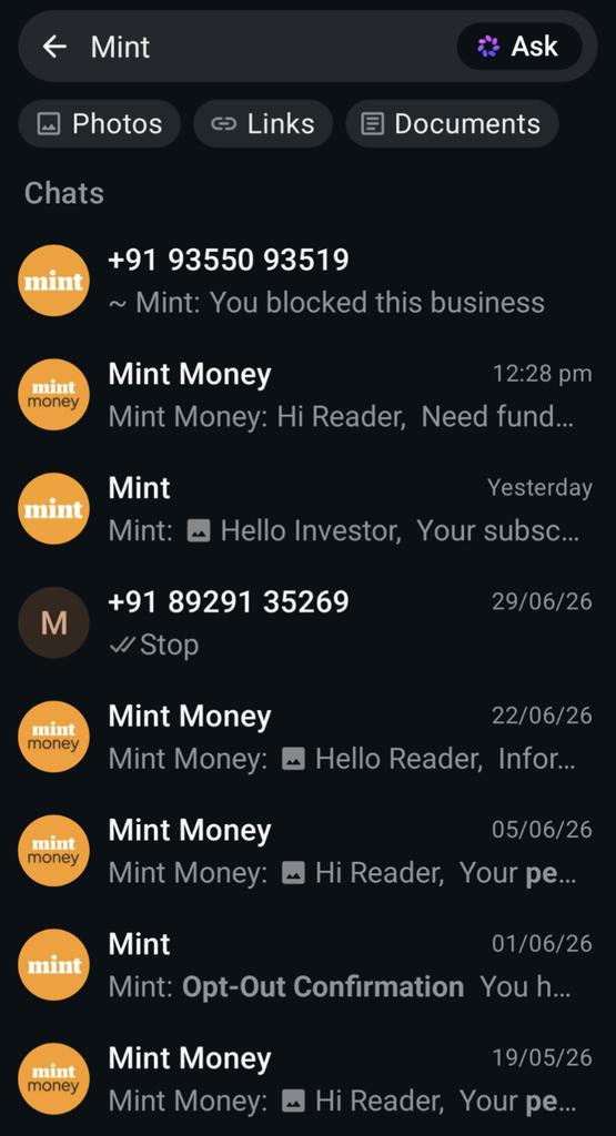 nishkarshs's tweet photo. It is ridiculous how much @livemint pesters you for a payment you have already made or don't want to make. Wth guys https://t.co/Hm46GEctX1