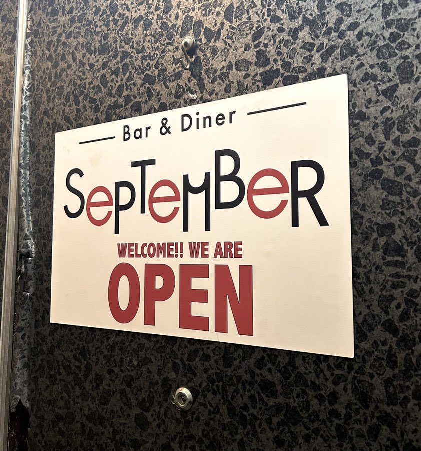 bnd_september's tweet photo. Septemberオープン！

本日はくもりの日！久々晴れてくもりもにっこり😆☀️

ご来店お待ちしております☁️ https://t.co/SRzKjH9mUx