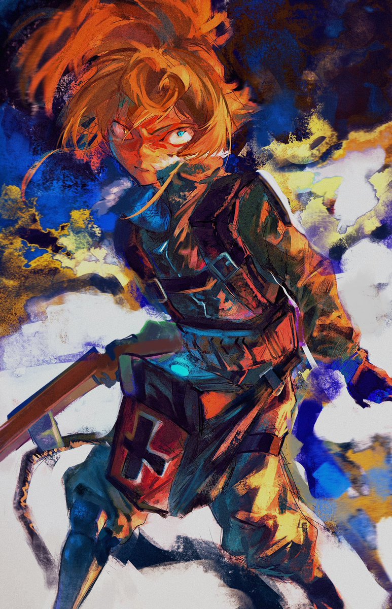White200406's tweet photo. #幼女戦記 https://t.co/oxfOXTQaF3