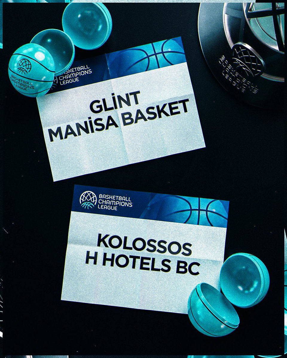 glintkorfez's tweet photo. 2026-2027 Basketball Champions League yolculuğumuzda ilk rakibimiz Yunanistan ekibi Kolossos H Hotels BC oldu. https://t.co/lhZZWNkRHE