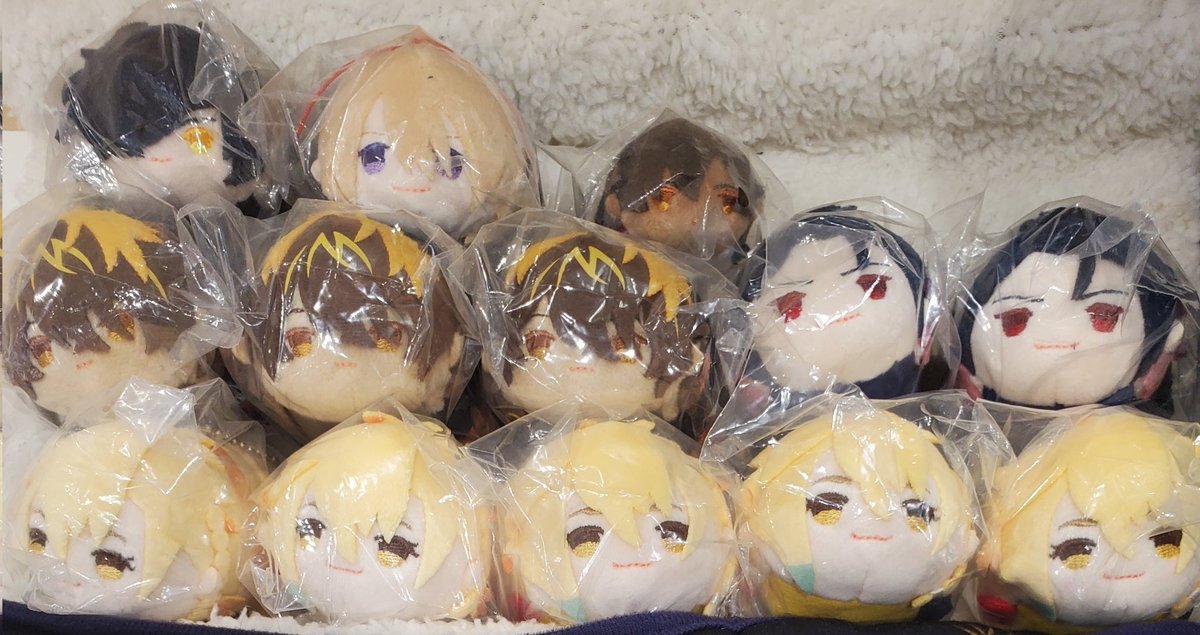 0w0_mao's tweet photo. 【交換譲渡】刀剣乱舞 もちマス もちもちマスコット

譲）通常▶★燭台切、★小竜、千代金丸、治金丸、〇福島、☆火車切、博多、前田、江雪、御手杵
ミニ▶︎☆大典太、〇信濃、☆日向、★大倶利伽羅、前田、次郎

詳細はツリーに
→
#猫_mao_取引 https://t.co/uxbPWuYli5