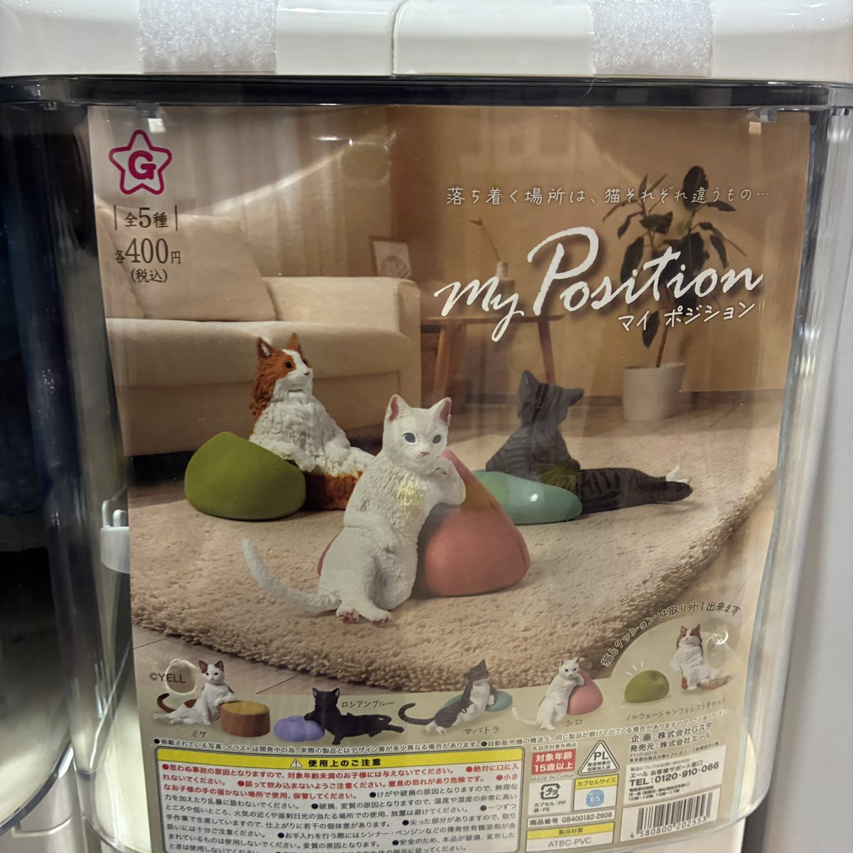 cpop_motomachi_'s tweet photo. ⭐️入荷のお知らせ⭐️

#エール

🦋#myPosition🐈🐾

🦋#ふちやすみアマガエル🐸

入荷いたしました❕

#ガチャガチャ
#CAPSULEPOP
#元町パルパローレ店 https://t.co/SMRAOQCzJz
