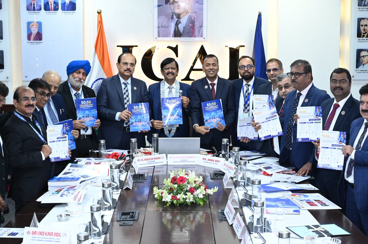 ca_ssanghi's tweet photo. CA Day 2026 celebrated the future of our profession. Proud to contribute to ICAI's key launches—GTS App & Website, GPSMM, New CPE Website, 50:50 Technology Initiative, and CA Journal Website—advancing a globally connected, digitally empowered, future-ready profession.
#CA #CADAY https://t.co/lCwke934ZA