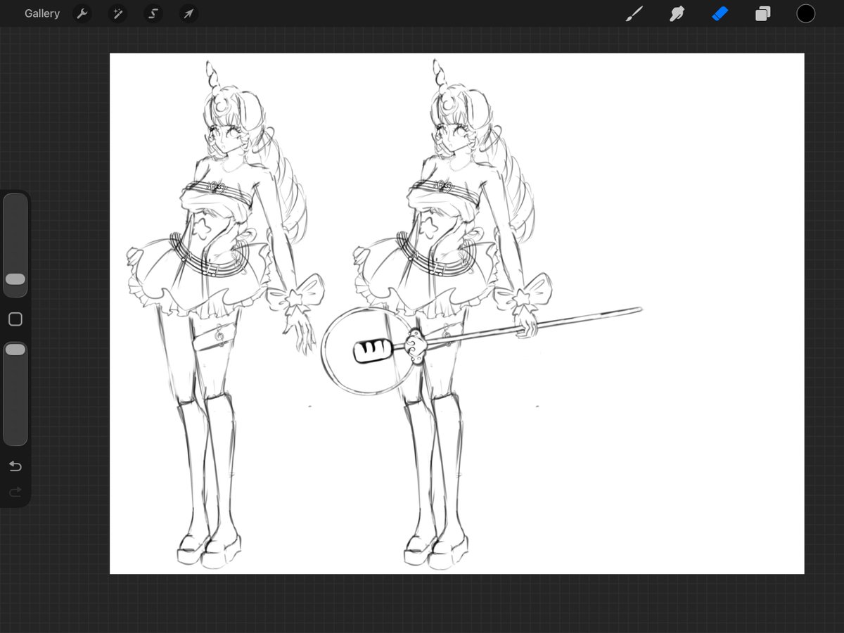 wyndorious's tweet photo. @ItzRHSunflower @nullofmind Hi, not taking sides, but a skeb refers to a “surprise me” while a sketch refers to a rough draft of an artwork, she never mentioned it being a sketch. Here’s a visual using my own art (skeb vs sketch) https://t.co/4K7ETA5moc