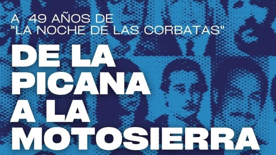 EnfoqueSindical's tweet photo. ➡️ A 49 años de "La Noche de las Corbatas", convocan a una jornada para defender el derecho laboral frente al ajuste

@La_Bancaria
@CAL7deJulio 
@NataliaBSalvo
#UOM
@FAbelFurlan
@SergioOPalazzo 
@PrensaFATPREN
@CarlaGaudensi 

⬇️ https://t.co/GhmHwiPGRU https://t.co/nUovKoly65