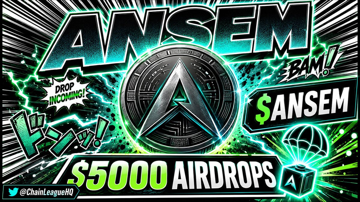 ChainLeagueHQ's tweet photo. 🚀 How to get the $ANSEM Airdrop

1️⃣ Follow, Like &amp; Retweet this POST 
2️⃣ Drop your Sol wallet address
3️⃣ Click and register: https://t.co/4c3qhmNIUG

You're Done! ✅

🎁 The person whose retweet gets the most likes and comments will receive $5,000 worth of ANSEM Coin. ⬇️⬇️ https://t.co/zKIXeOce0c