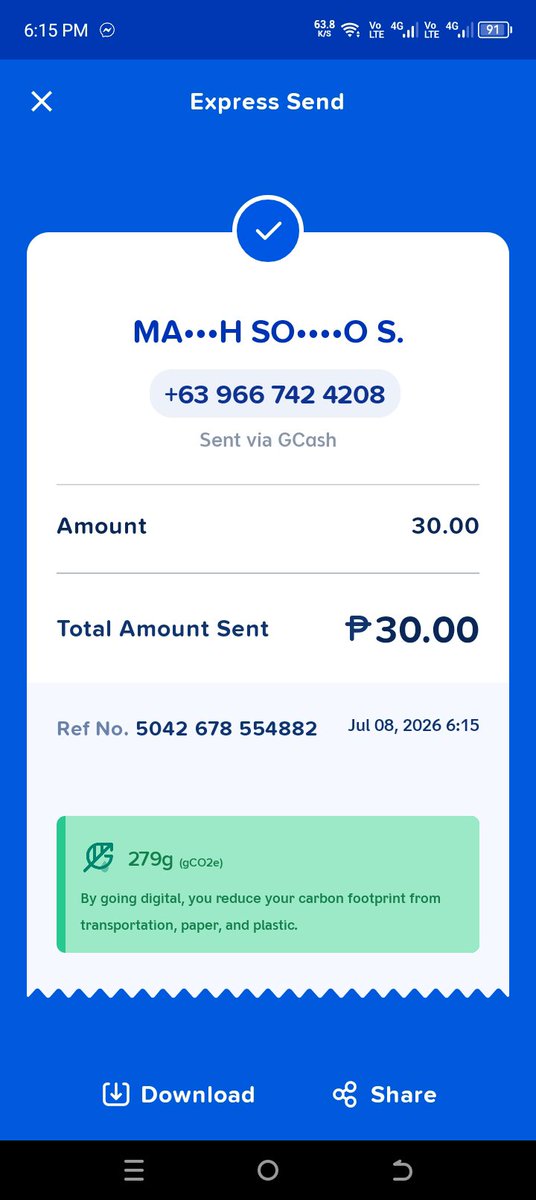Smileeee2206's tweet photo. 30 pesos sent! 🍀 https://t.co/4OR6vLw8n6
