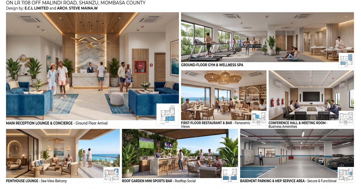 espy_ltd's tweet photo. Proposed beach front holiday apartments ~ shanzu https://t.co/dS8KGdjQDh