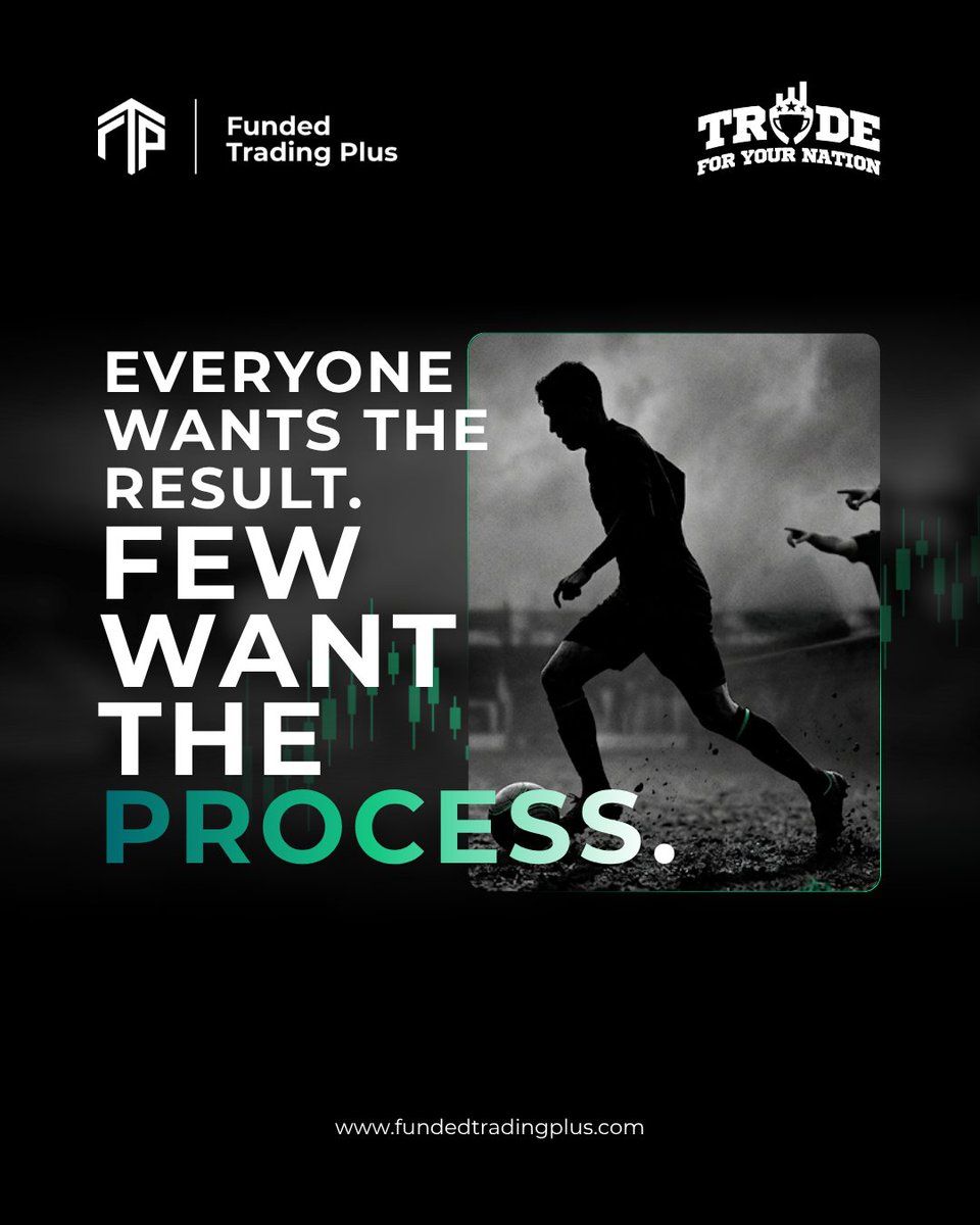 FundedTradingP's tweet photo. Fall in love with the process & the results come with ease.