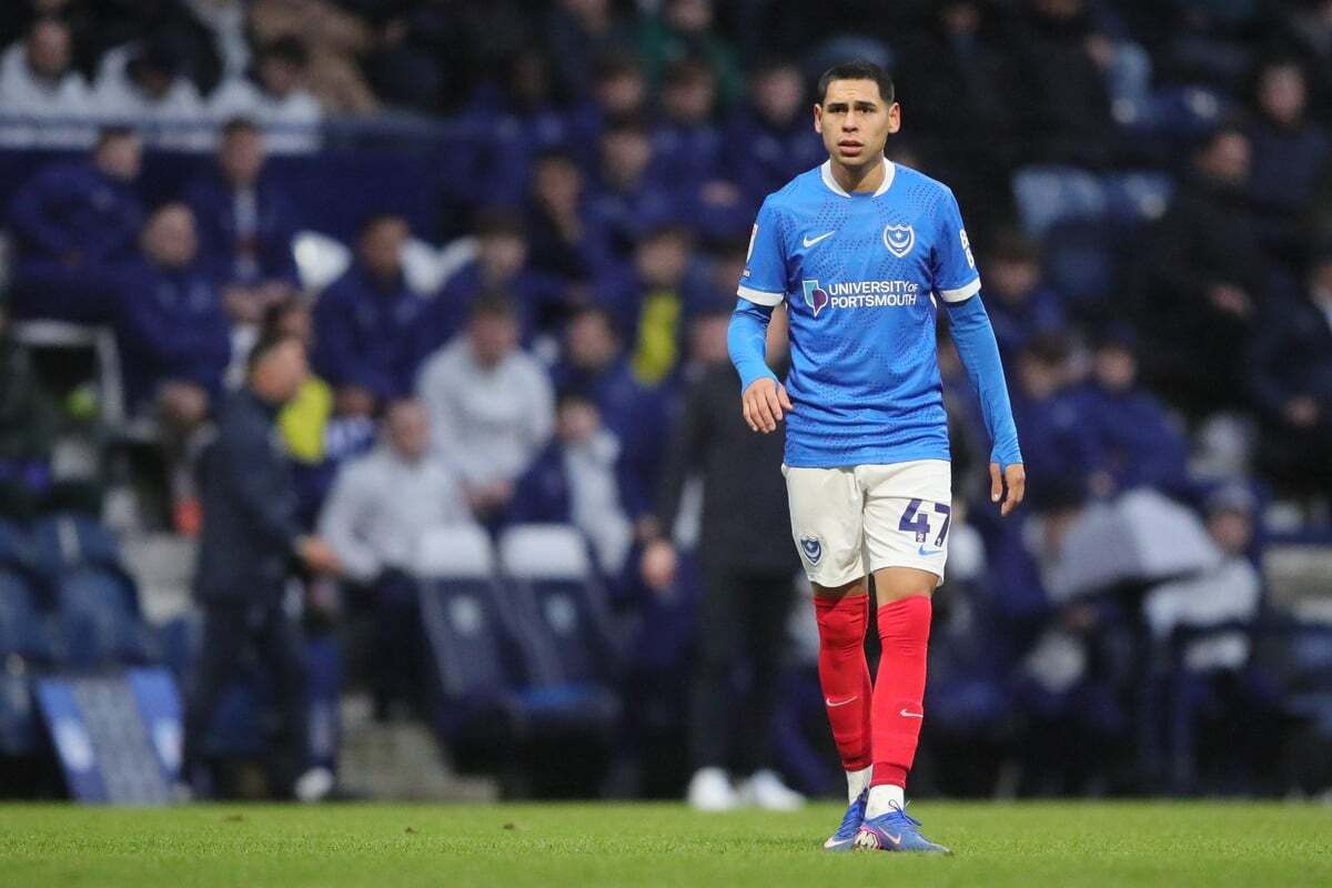 BluesNews_'s tweet photo. #Pompey aren't interested in a return for Gustavo Caballero. But would pursue a move for Abu Kamara if the price was right. https://t.co/4FFSi6Lw57