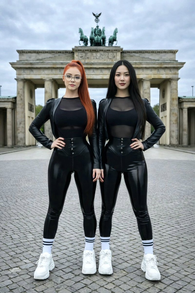 LauraM_Creative's tweet photo. Before heading to the System of a Down concert later today, there was still time for a little photo walk with a friend from Berlin. 🖤
Sometimes the best memories happen before the main event.

#LatexFashion #LatexStyle #Berlin #EditorialStyle #StreetStyle https://t.co/KUV7ASzfhs