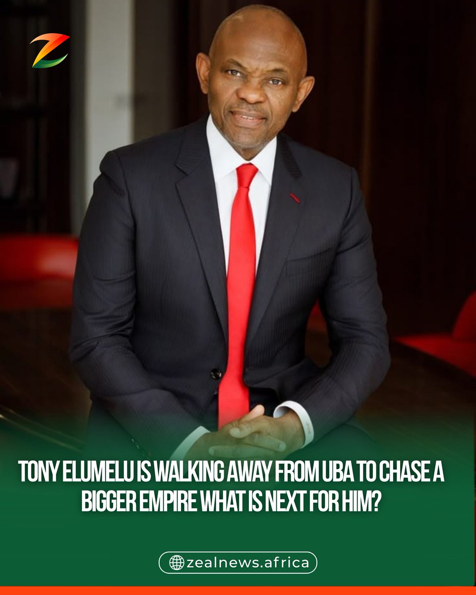 zealnewsafrica's tweet photo. After 12 years as UBA Chairman, Tony Elumelu is stepping down. 
His next move into the energy sector could signal where Africa's next big investment opportunities are headed.

Read More : https://t.co/ms5NkjqizQ

#EGYARG Norway Anna Rome Alex Ponzi #Sportybetscam Portable Rigged https://t.co/cssZZNP4sT