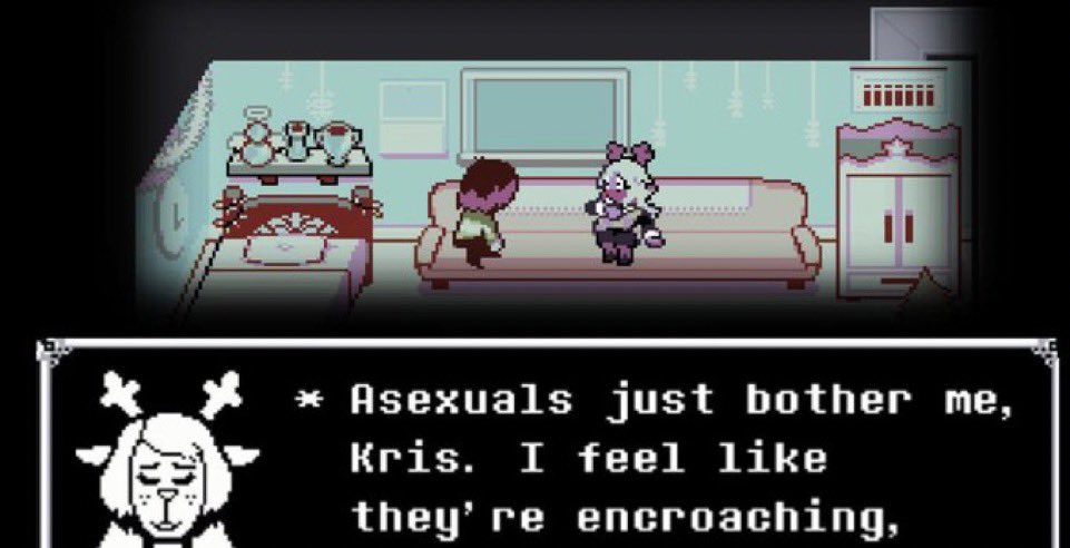 beagleticks's tweet photo. this is the deltarune they played https://t.co/ofTwmvI9dt
