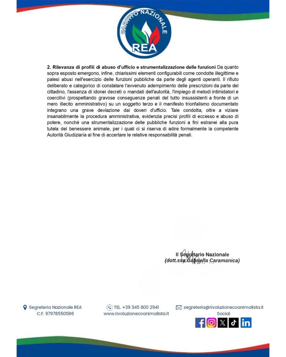 REApartito's tweet photo. REA ha inviato una PEC formale a Roma Capitale per chiedere l'annullamento della confisca e la restituzione dei cani prelevati a marzo del 2026 dalla loro abitazione per essere sbattuti dietro le sbarre dei box del Canile Muratella.

https://t.co/gKTKReDpXo https://t.co/yBe6ahrbp2