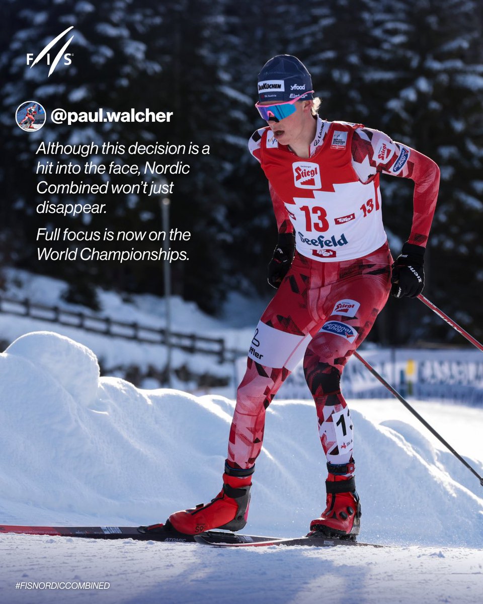 fisnoco's tweet photo. The spirit of Nordic Combined has always been about embracing the challenge💪 This one will be no different🤝
Together we will write the next chapter✍️
#fisnoco #nordiccombined #wintersport https://t.co/ysprl9xuP5