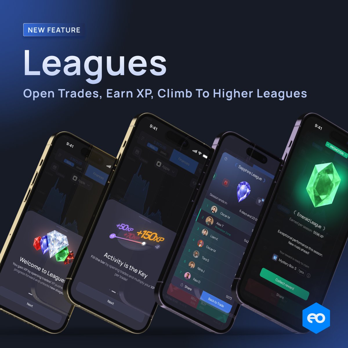 EOBroker's tweet photo. 🏆 Leagues are here.

Earn XP, compete in weekly seasons, climb the leaderboard, and rise through the ranks.

How high can you go? 🚀
Try Out — https://t.co/rTdoTRw922 https://t.co/0lVrDceCEC