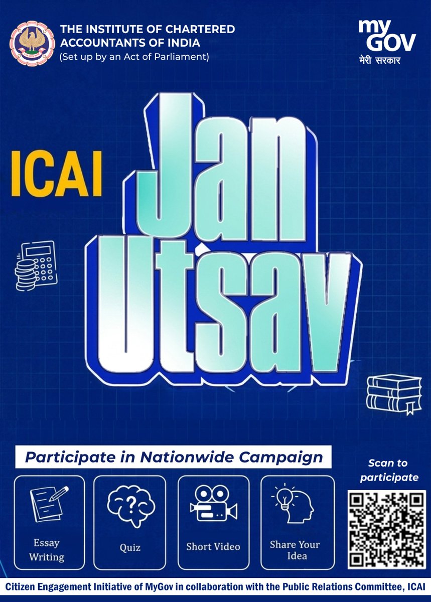 theicai's tweet photo. Behind every strong economy are professionals who inspire TRUST - Chartered Accountants, partners in India's growth journey. https://t.co/OhR9j5vG4W