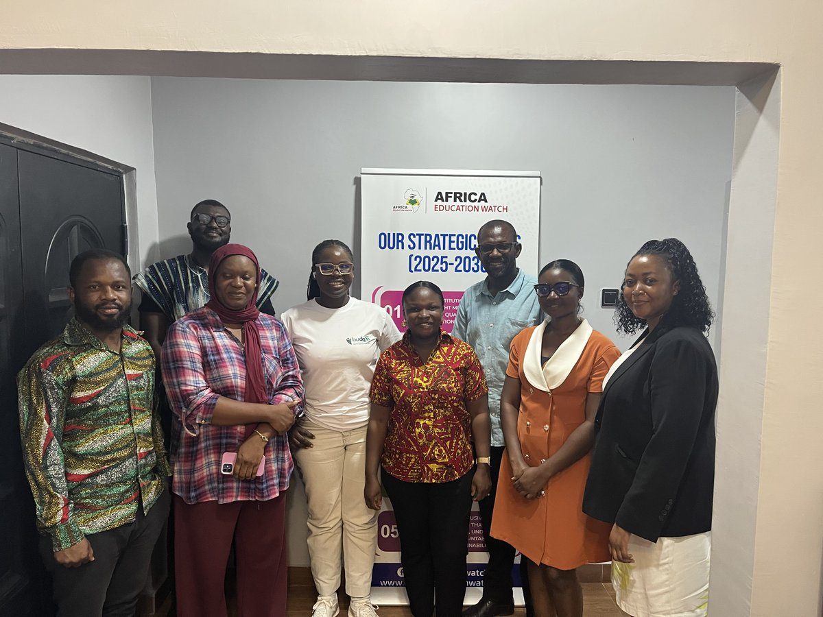 BudgITgh's tweet photo. Deepening impact through strategic partnerships
Yesterday, we sat down with our friends at @AfricaEduWatch to explore exciting opportunities for collaboration on #Tracka and other areas where our missions align.
From strengthening citizen accountability to expanding civic engagement, it was an enriching conversation centred on one goal: creating greater impact for the communities we serve.
Here's to partnerships that move ideas into action.
#Tracka #GetInvolved #BudgITGhana #AfricaEduWatch