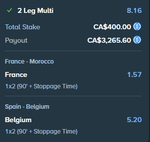 GrayGrayOG's tweet photo. BETTING ON THE OBVIOUS WINNER (FRANCE) AND THE UPSET (BELGIUM) ON @Stake TODAY!!!!

I desperately need this #WorldCup bet to win🙏

$250 to one person that retweets/replies their Stake username IF this pays... GL🍀 https://t.co/xo2zesFrDn