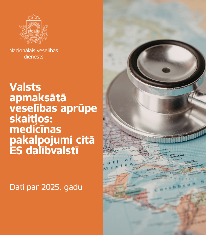 VMNVD's tweet photo. 🌍 Vairāk nekā 6 tūkstoši Latvijas iedzīvotāju 2025. gadā saņēma neatliekamo medicīnisko palīdzību citā ES dalībvalstī.
🔎 Ieskaties infografikā par valsts apmaksātajiem medicīnas pakalpojumiem citās ES dalībvalstīs 2025. gadā. https://t.co/9kRgqTDsYp