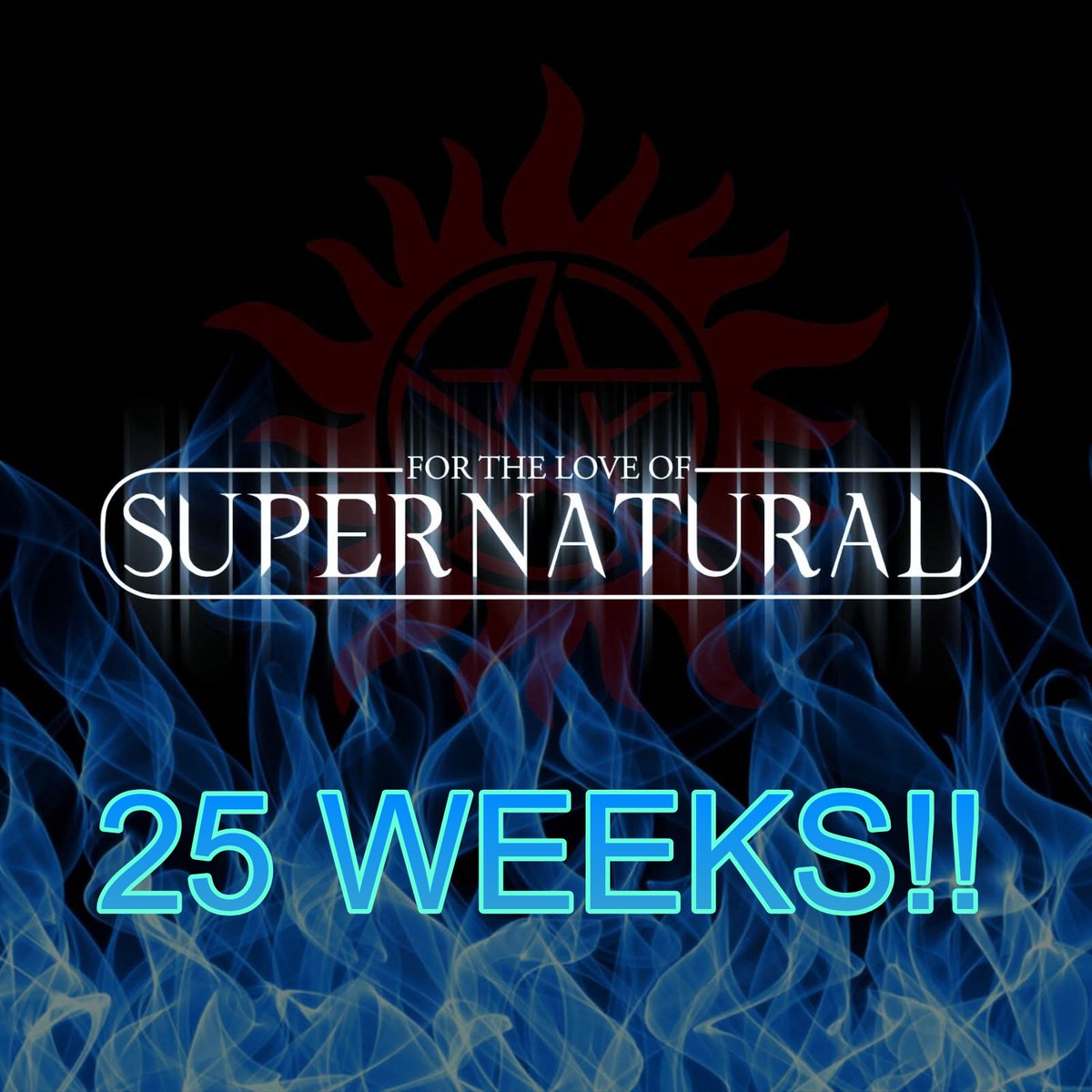 SPNCONCOUNTDOWN's tweet photo. 25 WEEKS UNTIL FOR THE LOVE OF SUPERNATURAL!! 🎉 https://t.co/BTqsU10yMJ