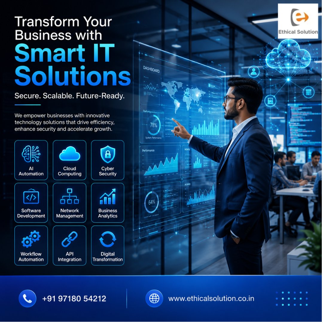 EthicalSol's tweet photo. 🚀 Transform Your Business with Smart IT Solutions
Technology should help your business grow not slow it down.
🌐 https://t.co/05YSpzMAW6
#ethicalsolution #itsolutions #digitaltransformation #softwaredevelopment #cybersecurity https://t.co/BYy3iJyGMs
