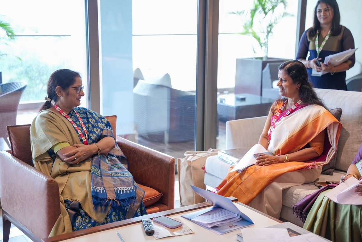Annapurna4BJP's tweet photo. Met Smt. @bindhu_krishna_ , Hon'ble Minister for Women and Child Development, Government of Kerala.

We discussed various schemes and programmes being implemented by the government for the welfare of women and children in Kerala. https://t.co/3QDlwszHte