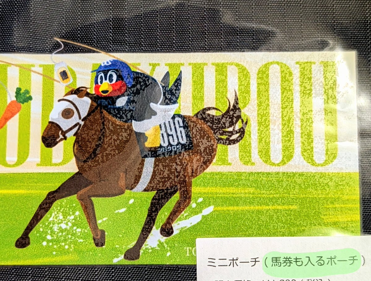 RIKU58372661's tweet photo. 買うとき気が付かなかったけど、、馬券も入るポーチって🤭 https://t.co/pXNZzOnlWp