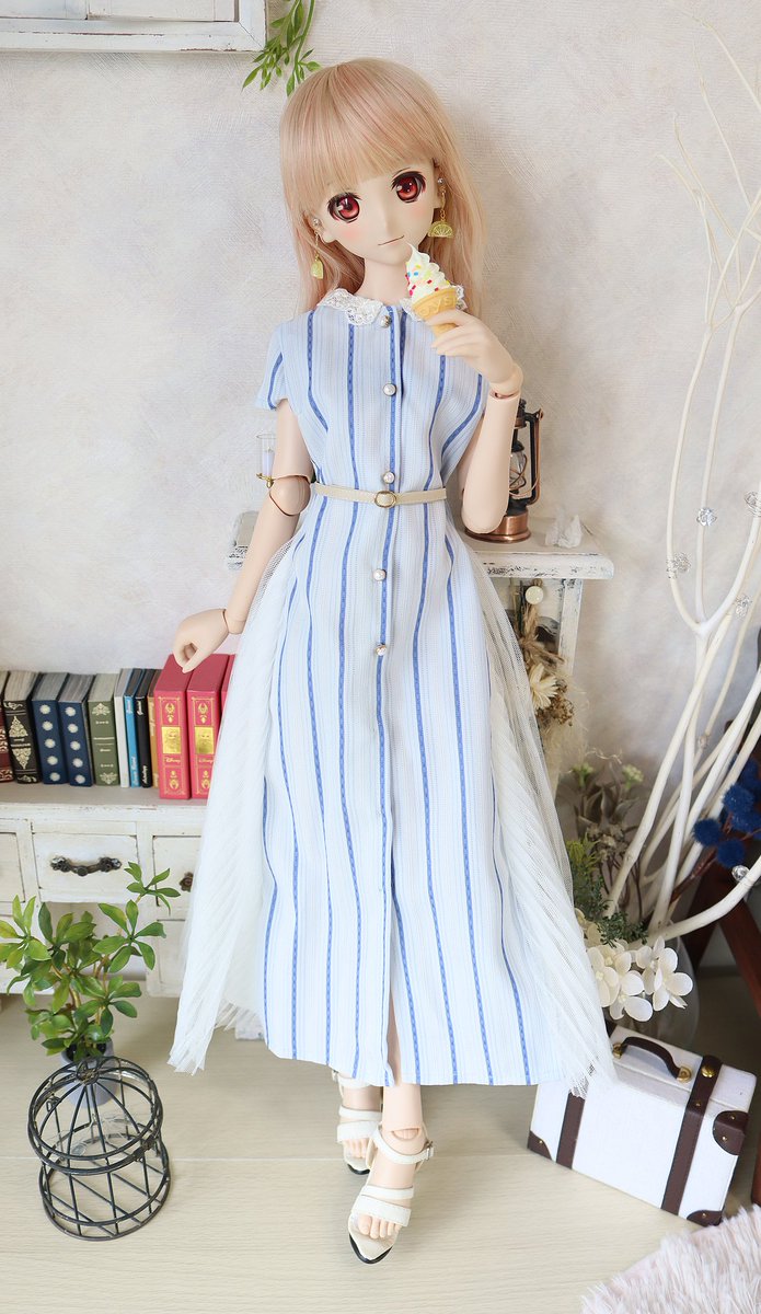 専用　house ワンピース80 新作＆再販～ 🍉1/3size シャツワンピース（半袖） 白と黒は再販ですが
