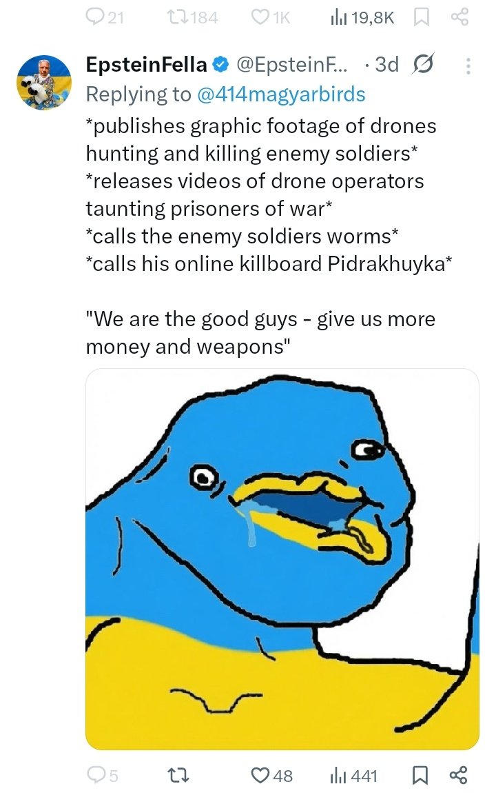EpsteinFella 🇪🇺 🇮🇱 🇺🇦 tweet media