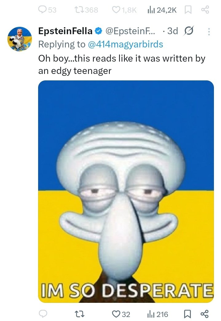 EpsteinFella 🇪🇺 🇮🇱 🇺🇦 tweet media