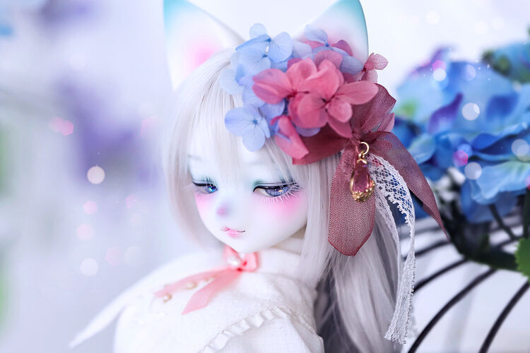 DOLK×DEAR MINE】 2年ぶりに特別復刻した 紫陽花の猫妖精VIVIEN L