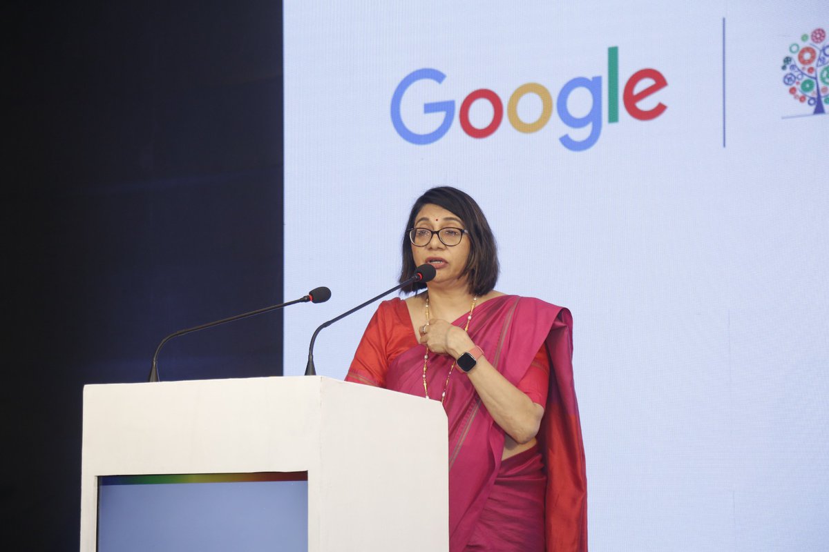 SMEForumIndia's tweet photo. Ms. Preeti Lobana VP & Country Manager, Google India shared the Context Setting on the Report at Empowering Bharat's MSMEs – The Future of Indian Commerce, highlighting how Artificial Intelligence is transforming India's MSME ecosystem by reducing operational complexities, removing market frictions, and unlocking new growth opportunities.

She emphasized that AI-powered solutions are simplifying critical business functions such as product cataloguing, customer support, compliance, and business discovery, enabling MSMEs to focus on innovation and business growth. She also highlighted how platforms like ONDC are leveraging advanced AI models such as Gemini to support multilingual product cataloguing, making digital commerce more accessible, inclusive, and scalable for millions of MSMEs across India.

#EmpoweringBharat #MSMEs #AI #GoogleIndia #Gemini #ONDC #DigitalTransformation #Innovation #IndianCommerce #IndiaSMEForum
