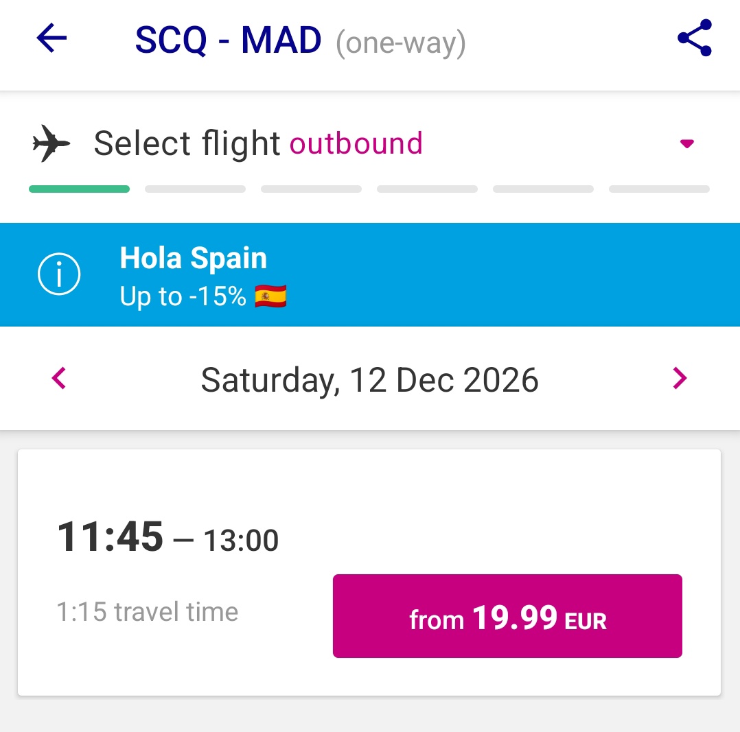 infoSCQ's tweet photo. @lusqui @wizzair hay vuelos desde 19,99€ https://t.co/sY17IjLqGc