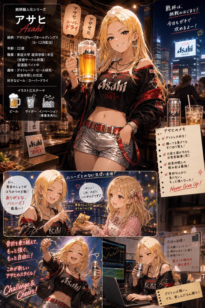 イラスト原画 葵風紗 「バラと女の子」 イラスト原画 葵風紗 「バラと