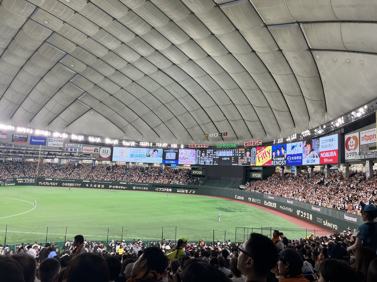 robatype's tweet photo. 来たぜドーム‼️
#ジャイアンツ #東京ドーム https://t.co/IQnjjpmKLH