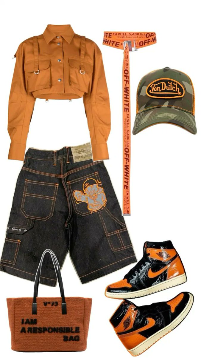 KRYMSKZ's tweet photo. Some ideas because I can't go and I love orange
Put different style too ! But honestly if you like the racing vibe go with a f1 McLaren inspired outfit, their color is papaya/orange ~ https://t.co/4kjerfAxb4