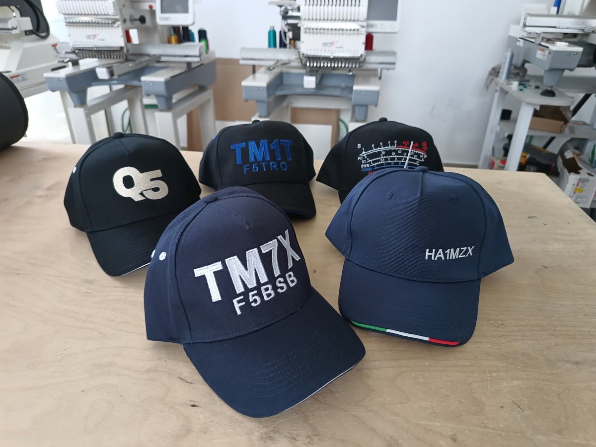 BBzymek's tweet photo. 🧢 Custom Embroidery That Makes Your Brand Stand Out! ✨
From company logos and call signs to unique custom designs, we create high-quality embroidery that looks great and lasts for years.
#hamradio #radioclothes #SQ1K #radioamatori #funkamateur https://t.co/h4K5rU0FSh