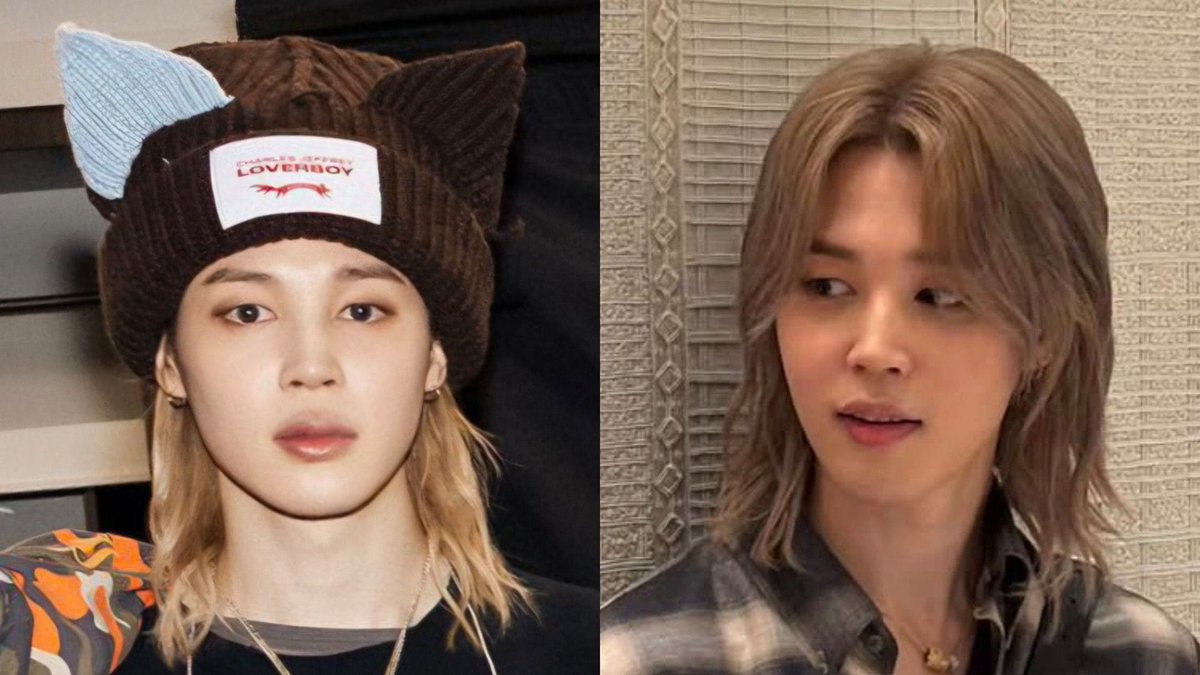 SKPopCulture's tweet photo. "Sold out king" - Fans react as the Charles Jeffrey Loverboy cat-ear beanie worn by Jimin at BTS' London Day 1 concert sells out before the show ends https://t.co/eMIyghoEIX https://t.co/CSm1UOVoo8