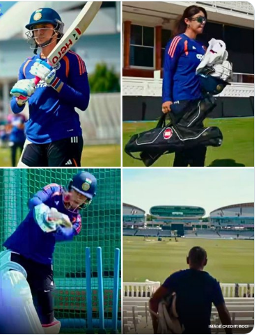 CricketGuru_CG's tweet photo. The stage is set at the Home of Cricket! 🇮🇳🏏

Team India is putting in the hard yards during net practice ahead of the historic Test at Lord's against England. All eyes are on the Men in Blue as they gear up for a thrilling battle.🔥

#TeamIndia #ENGvIND #Cricket #TestMatch https://t.co/efUxflD5Wz