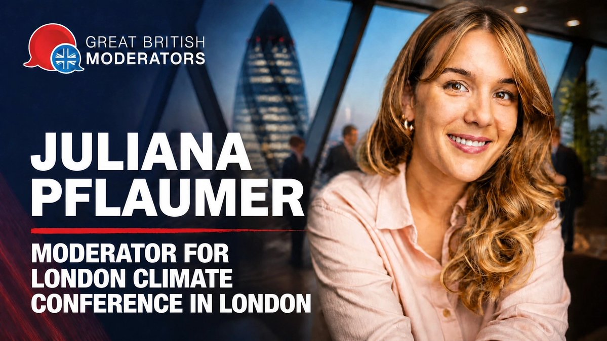 GBTalent_Group's tweet photo. Great British Moderators were proud to book Juliana Pflaumer to moderate an exclusive panel at The Gherkin for London Climate Action Week! 🏢

Expert facilitation on sustainability and nature-based investment.

🌐 https://t.co/yYBwPPBlyn https://t.co/FTcBH2TQ15