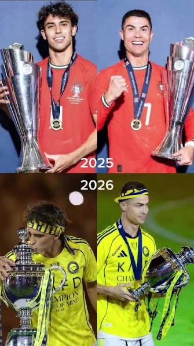 majed9_999's tweet photo. كريستيانو رونالدو
جواو فيليكس

أبطال يفخر بهما الجميع 💛💛 https://t.co/cI9zamALuk