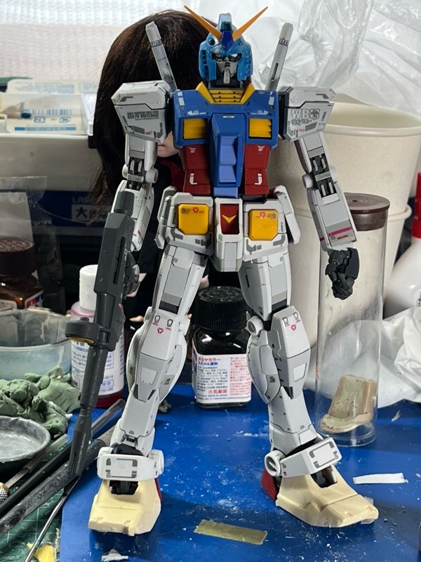 saki323232's tweet photo. 作りかけで恐縮ですが
#ガンダムの日 https://t.co/wqZY45lLtf