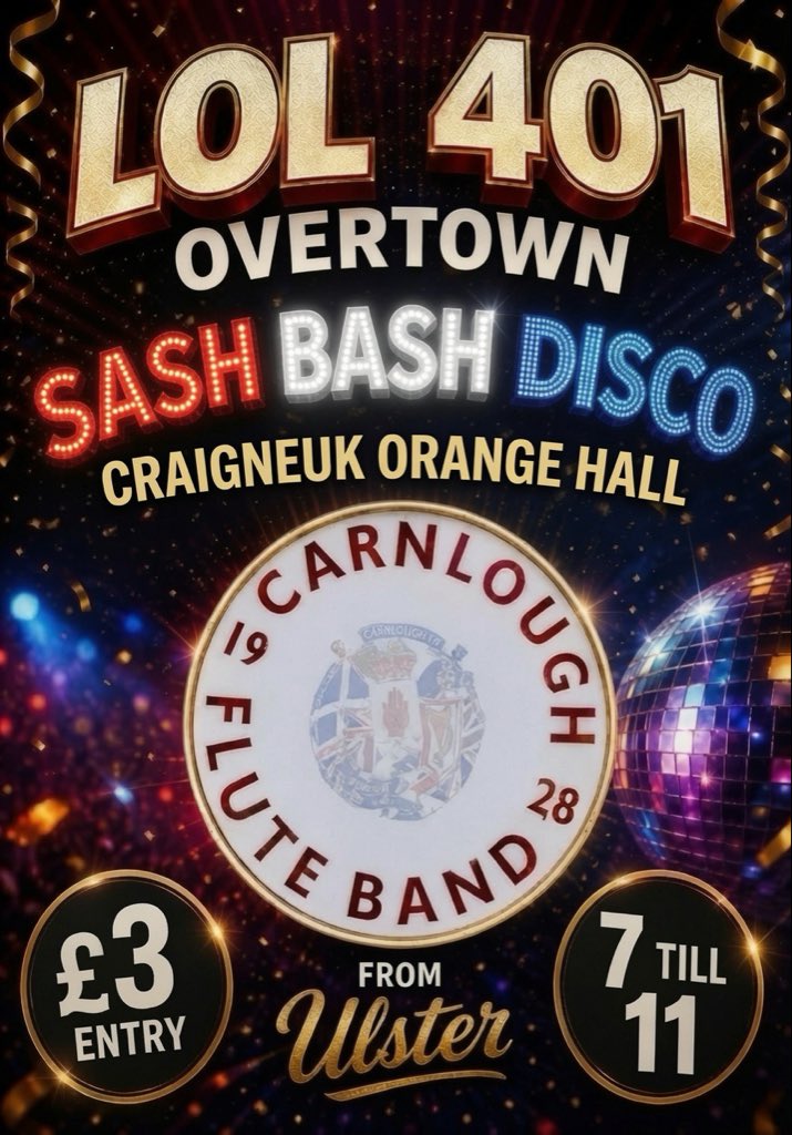 CraigneukFB's tweet photo. 🇬🇧Upcoming this weekend🇬🇧

Friday night - LOL 401

Saturday - Central Scotland Boyne Celebrations in Wishaw followed by a function

Sunday - The band sets off to Belfast for Monday’s parade. https://t.co/Gi6UPOJuOS