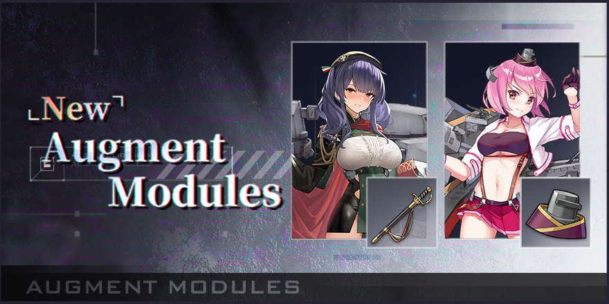 AzurLane_EN's tweet photo. Dear Commander,

The following new Augment Modules will be available in-game after the 7/9 maintenance!
Pola - Grazia e Disciplina
Pensacola - OK! Cap

#AzurLane #Yostar https://t.co/eQBgZbYtVS