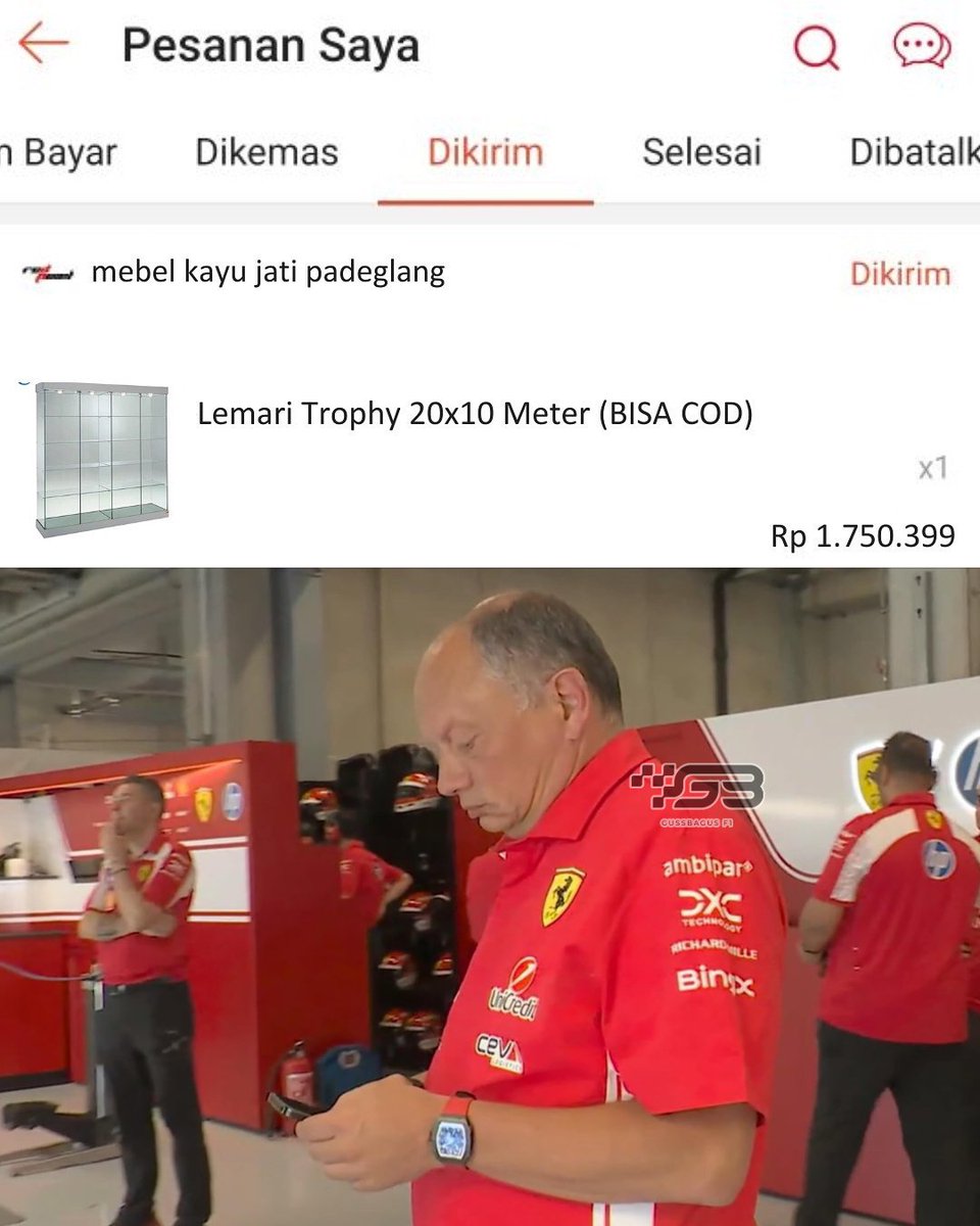 gussbagus_f1's tweet photo. Rak kopdes kalau masih kosong mending kasih ke king ferrari yang lagi banjir trophy🥶🥱 https://t.co/CR96RFPGUf
