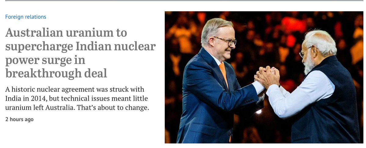 TribuneLabor's tweet photo. Hey @AlboMP. Think you might have credibility criticising China’s missile test if you:

1. Signed the Treaty to Ban Nuclear Weapons
2. Dumped AUKUS
3. Didn’t allow B52s to use Tindal
4. Didn’t sell uranium to nuke-armed power that refuses to sign the non-proliferation treaty? https://t.co/QbDQOISeWF