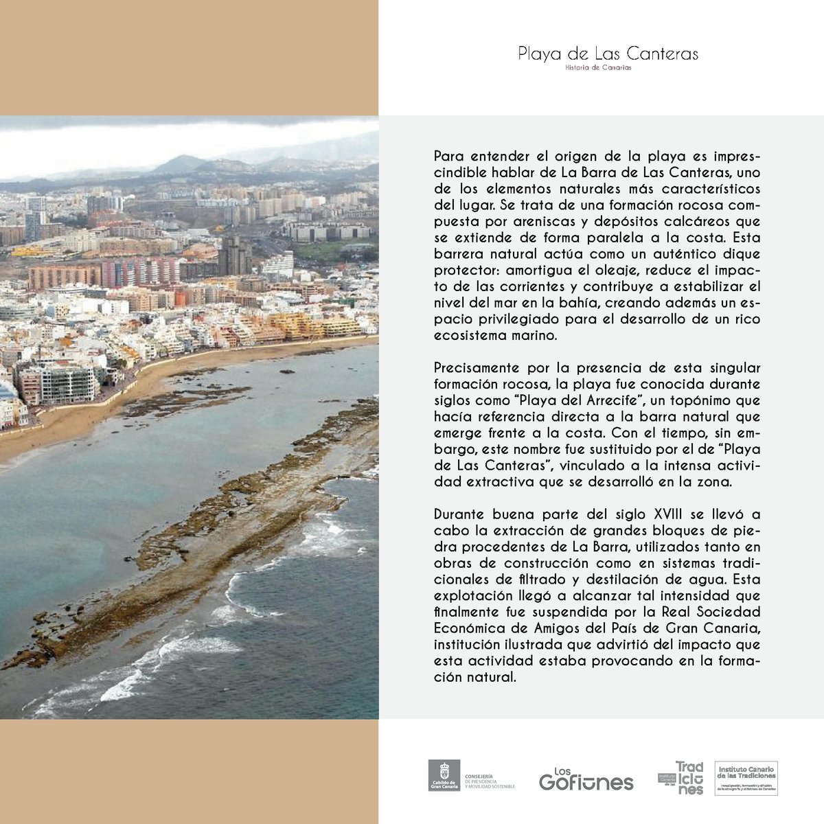 insctradiciones's tweet photo. La bahía de Playa de Las Canteras es, sin duda, uno de los espacios naturales más emblemáticos y queridos de la isla de Gran Canaria. Sin embargo, ¿sabías que esta playa no siempre tuvo el nombre con el que hoy la conocemos?
@LosGofiones  @GranCanariaCab https://t.co/3qM47tcVCL