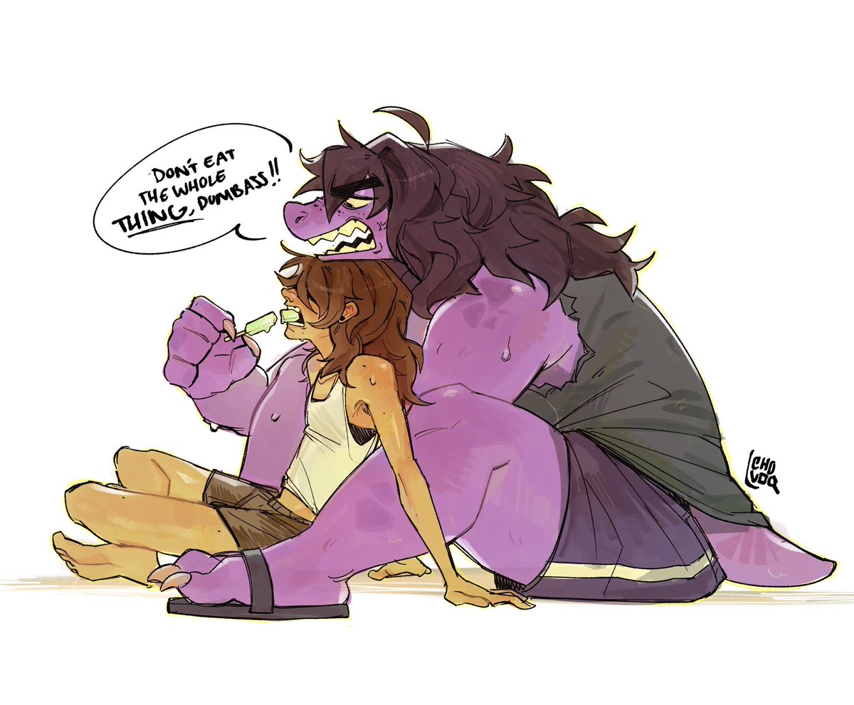 cholvoq's tweet photo. if i have to suffer this heatwave so do they #krusie #deltarune https://t.co/GgZHDUC5si