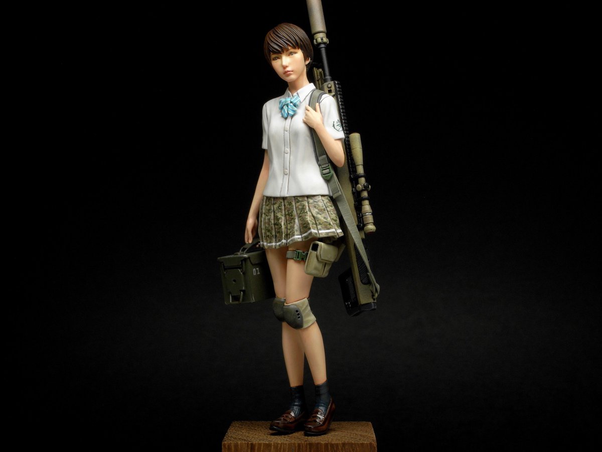 iswaaFSS's tweet photo. #自分の好みを押しつけよう
なんか、とりま女の子に武器を持たせがち。 https://t.co/zYWjYNesFY